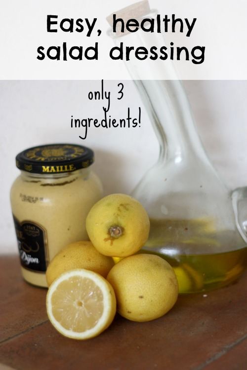 Home made salad dressing to help kids love salad