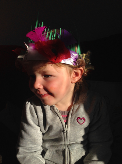 Making an easter bonnet