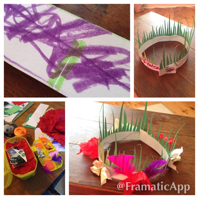 Making an easter bonnet