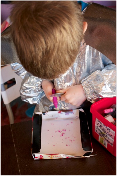 Making wax crayons