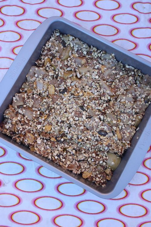 Healthy Apple Spice Nut Bars