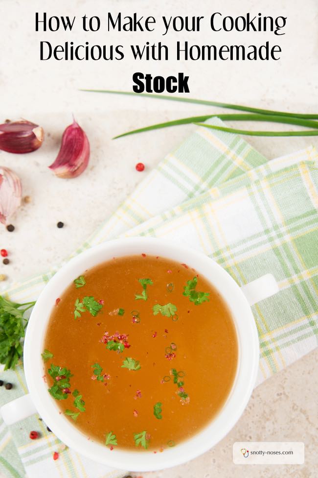 How to Make your Cooking Delicious with Homemade stock. Want to know why my kids love my healthy food? Homemade stock is my secret ingredient and it's so easy to make. I wish I had started making homemade stock sooner.