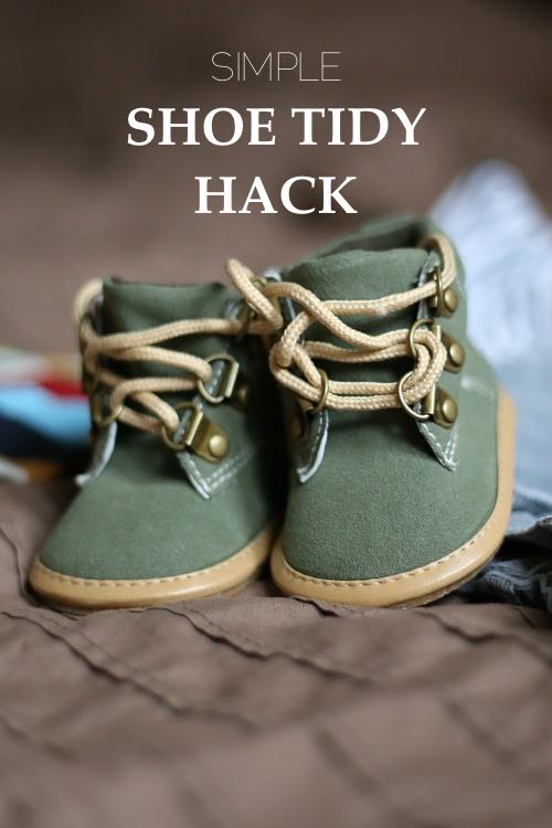 Simple Shoe Tidy Hack