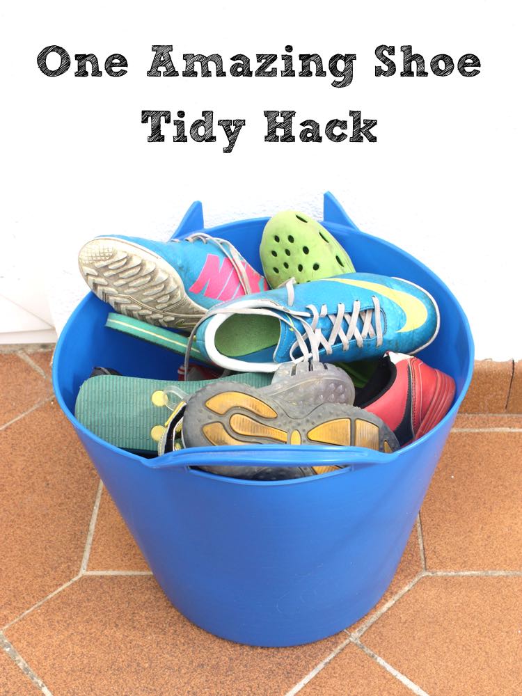 Simple Shoe Tidy Hack