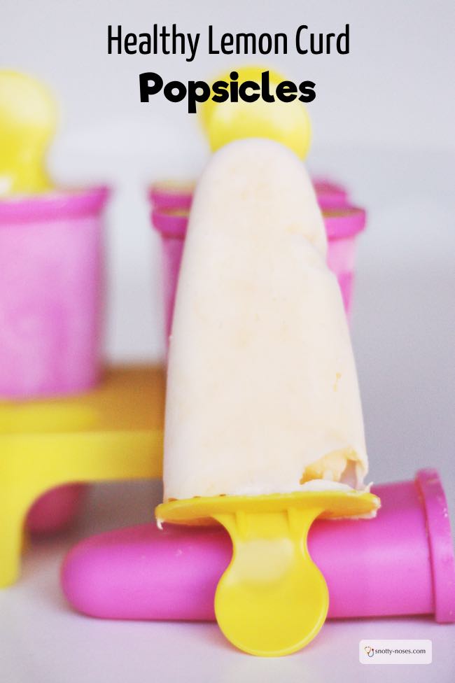 All Natural Lemon Curd Popsicles