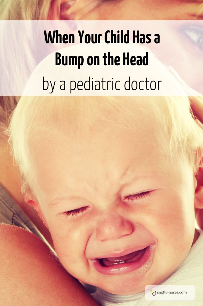 When your Child has a bump on the head. By a paediatric doctor.