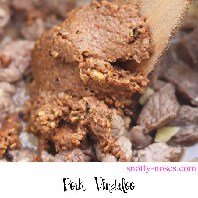 Pork Vindaloo Recipe. Cooking with Kids