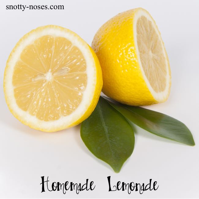 Homemade Lemonade Recipe. A healthy treat for your Kids