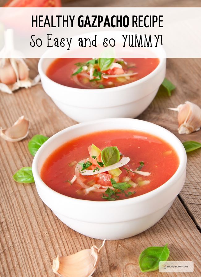 Gazpacho Recipe. The authentic gazpacho andulaz! Healthy and refreshing and really easy to make.