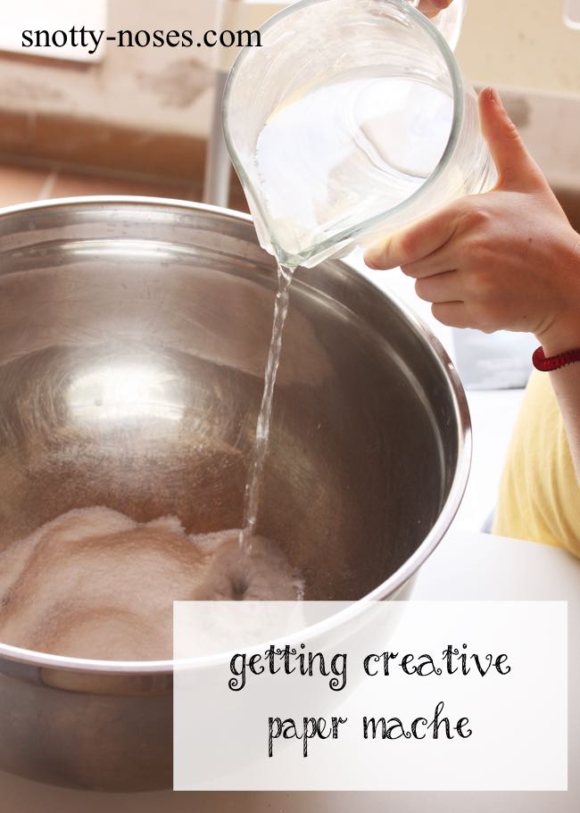 How to Make Paper Mache, a really fun and easy activity that nurtures your kid's creativity.