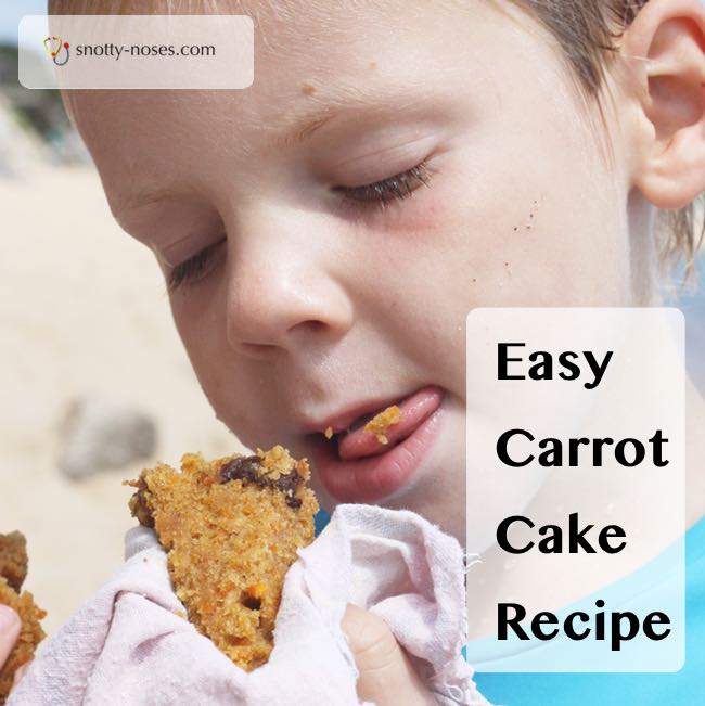 Carrot Cake Recipe. An easy and healthy cake recipe for a tasty healthy snack.