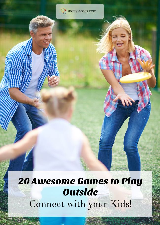 20 Awesome Outdoor activities for your kids. Turn off the TV and go and connect with your kids outside!