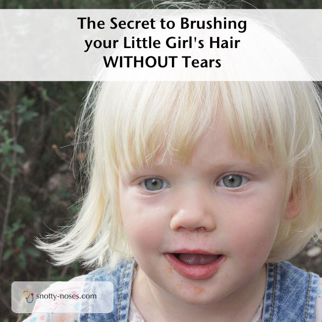 The Secret To Brushing Your Little Girl S Hair Without Tears