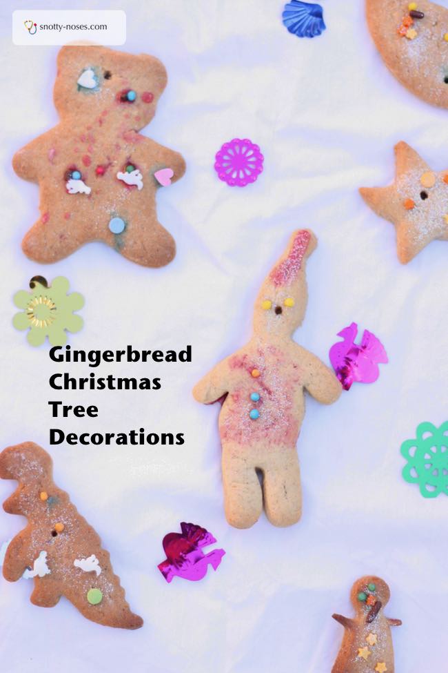 Gingerbread Cookie Christmas Tree Decorations That your Kids Will Eat before they get to the tree.