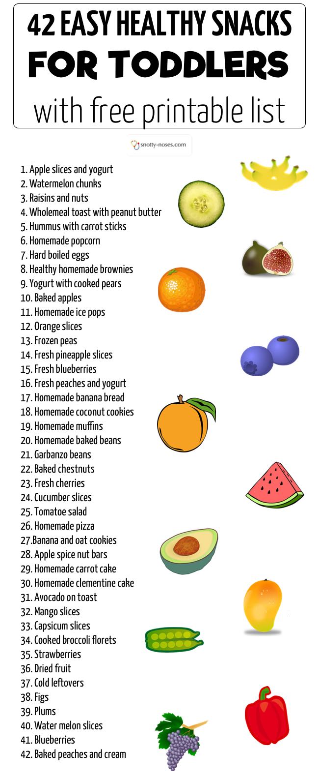 Quick Healthy Snacks For Toddlers And Young Kids