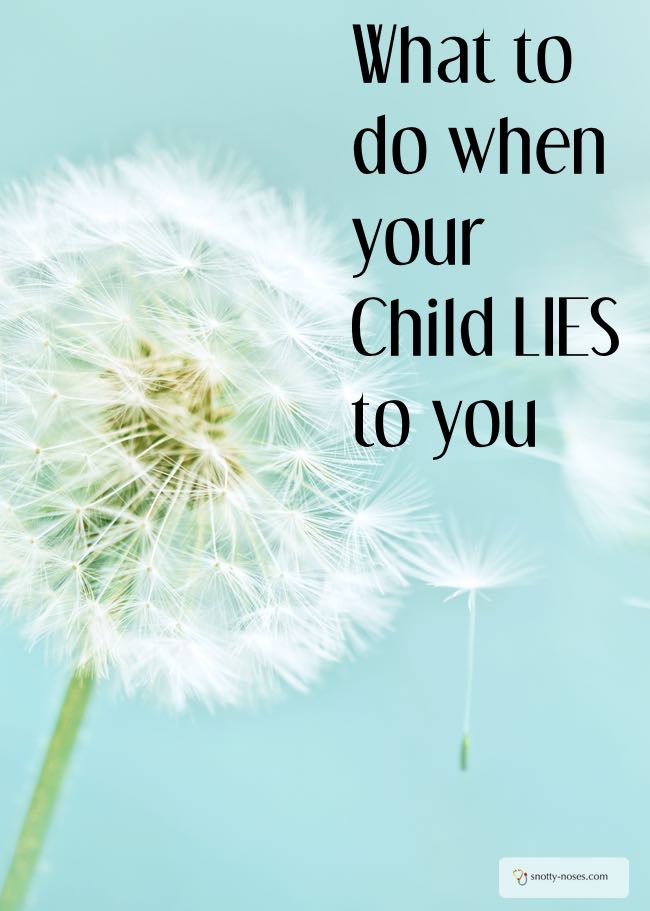 What would you do if your child lies to you? 
