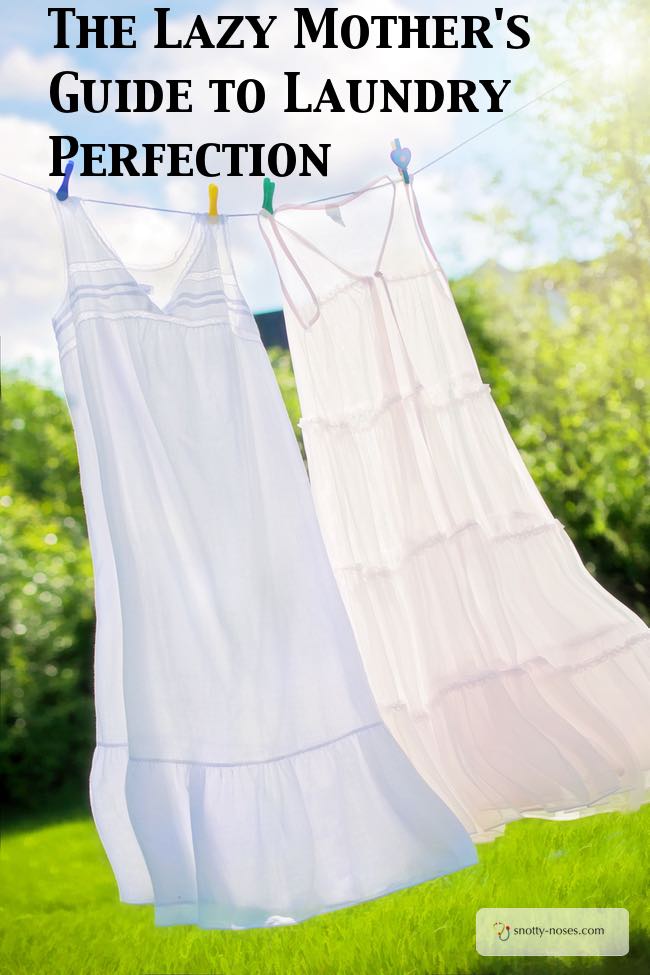 The Lazy Mom's Guide to Laundry Perfection. 11 Great tips to help you wash your clothes with the least amount of effort. Love no 8!