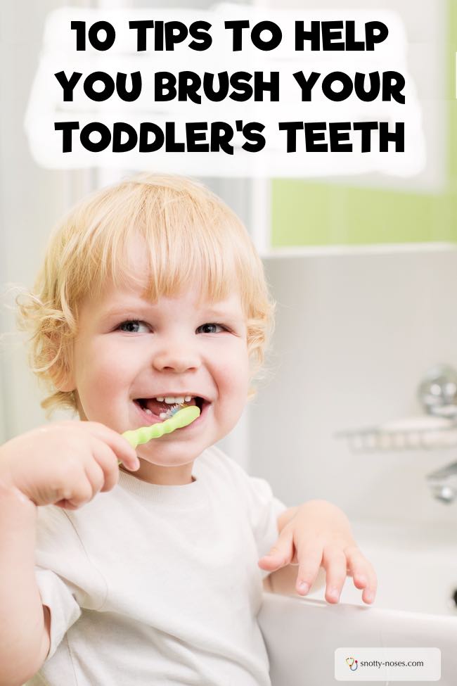 Fun Tips to Help you Brush Your Toddler's Teeth. Brushing your toddler's teeth can be so frustrating, here are 10 great tips to help. I love the last one! #toddler #parenting