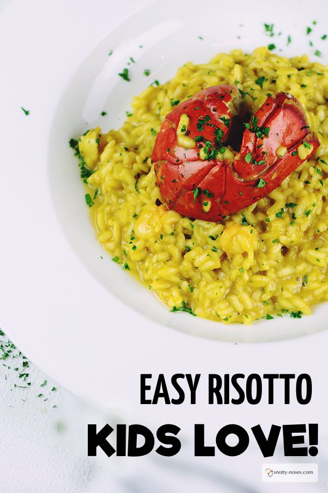 Easy Vegetable Risotto. A Healthy Meal for Picky Kids