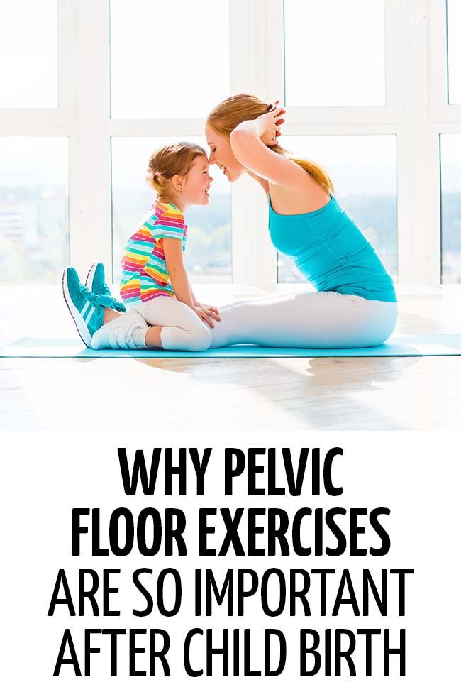 Pelvic floor exercises online after birth