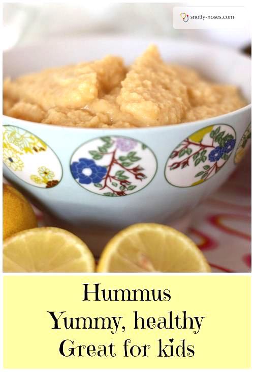 Hummus for kids, quick, easy and healthy