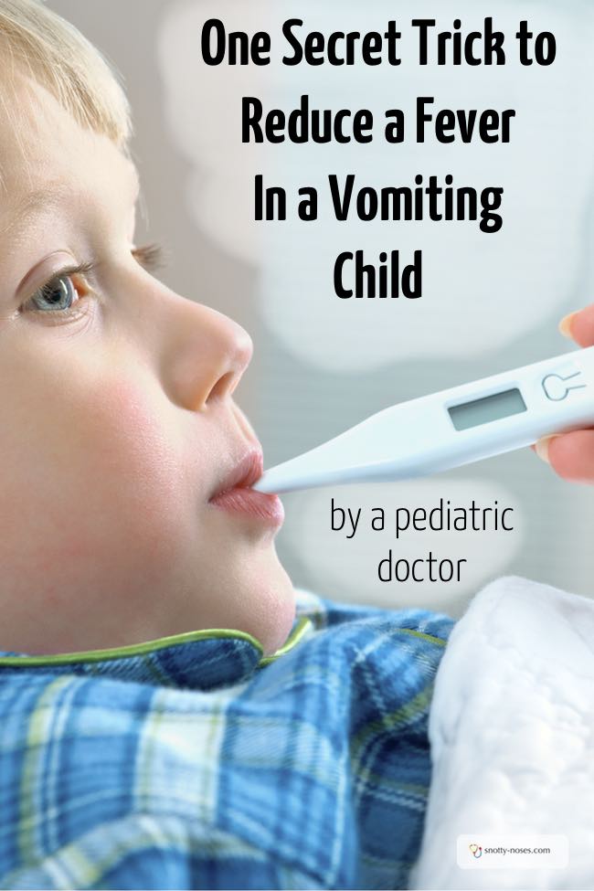 One Secret Trick to Reduce Fever in a Vomiting Child