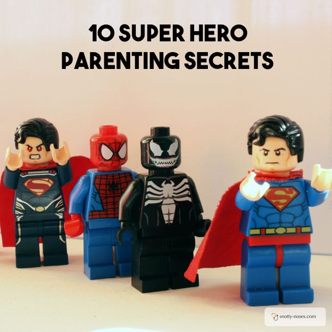 Parent like a Superhero. Some great parenting hacks thanks to superman and batman! I love #4!