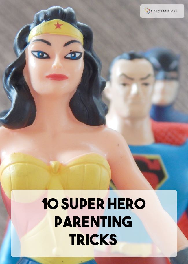 Parent like a Superhero. Some great parenting hacks thanks to superman and batman! I love #4!