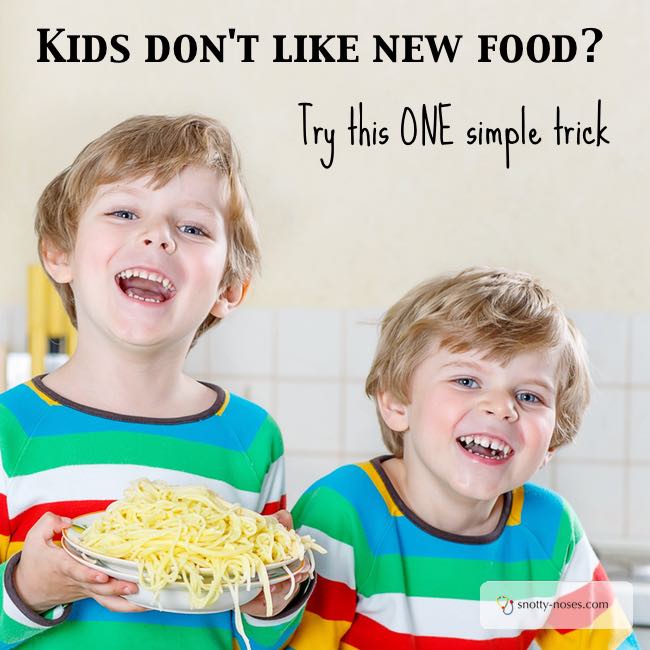 One Simple Trick To Help Children Try New Foods. Kids can be so resistant to new foods, but this is a simple way to help them enjoy trying something new.