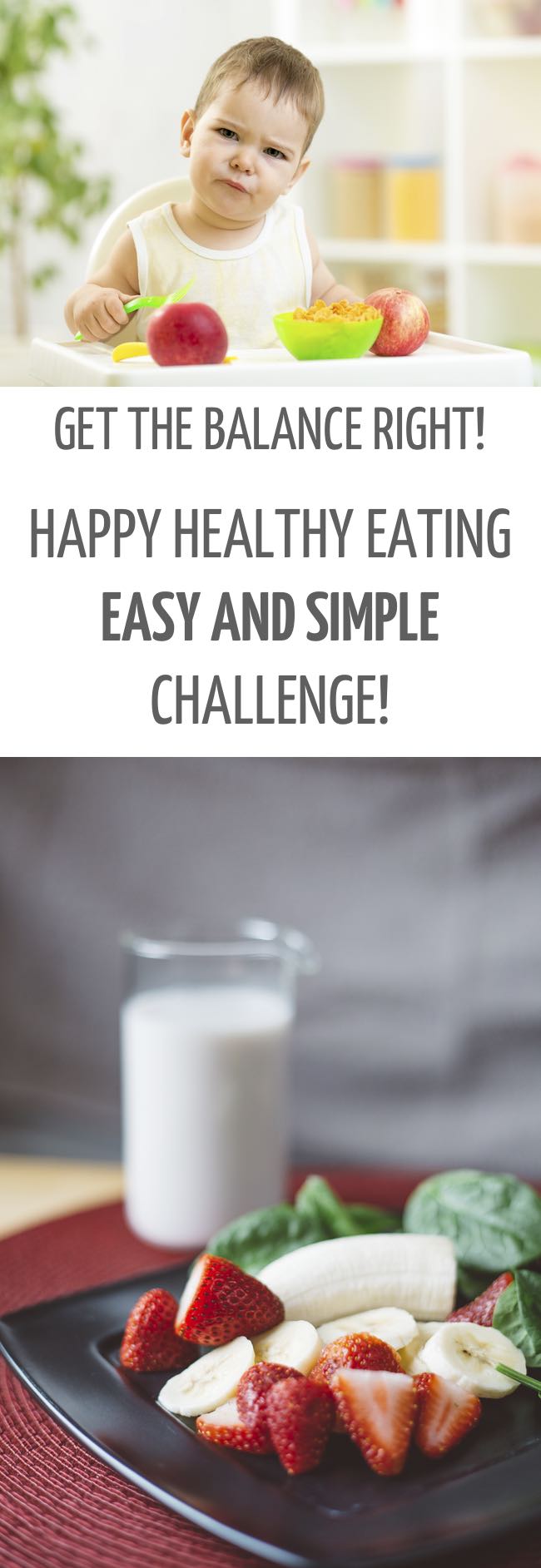 Sign up for the easy and fun Happy Healthy Eating for Kids Challenge. Get your fussy or picky toddler or child enjoying healthy food. #toddler #fussyeater #fussytoddler #toddlerwon'teat #pickyeater #parenting #positiveparenting.