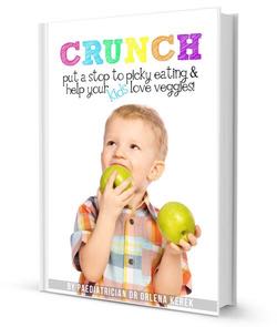 Crunch! Put a Stop to Picky Eating and Teach your Kids to Love Veggies. A really helpful ebook written by a pediatric doctor and mother of 4 ex-picky eaters